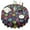 Colorful Animal Footprints, variant on Colorful Dog Paw Footprint Round Tablecloth 60"x60",Wrinkle Wipeable Table Cloth for Kitchen Dining Room Picnic Patio Party