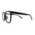 thumbnail image 5 of Nerdy Large Horn Rim Rectangular Blue Light Filtering Computer Eyeglasses Black, 5 of 8