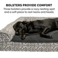thumbnail image 4 of FurHaven Southwest Kilim Orthopedic Sofa Pet Bed for Dogs & Cats - Boulder Gray, Jumbo Plus, 4 of 12
