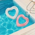 thumbnail image 5 of Sequin Rose Gold Heart Float, High-Reflective Metallic Water Prop for Pool and Beach, Aesthetic Inflatable Ornament with Internal Glitter, 5 of 6