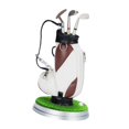 thumbnail image 2 of GARENDE Golf Bag Pen Holder Desk Gadgets Birthday Gifts Pencil Holder Golf Club Pens brown, 2 of 9
