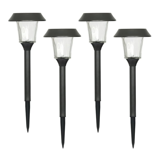Westinghouse 4 Pack Solar Path Light Pearl Grey