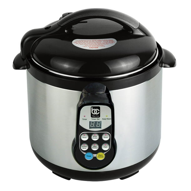 Bene Casa 5liter stainlesssteel electric pressure cooker, nonstick