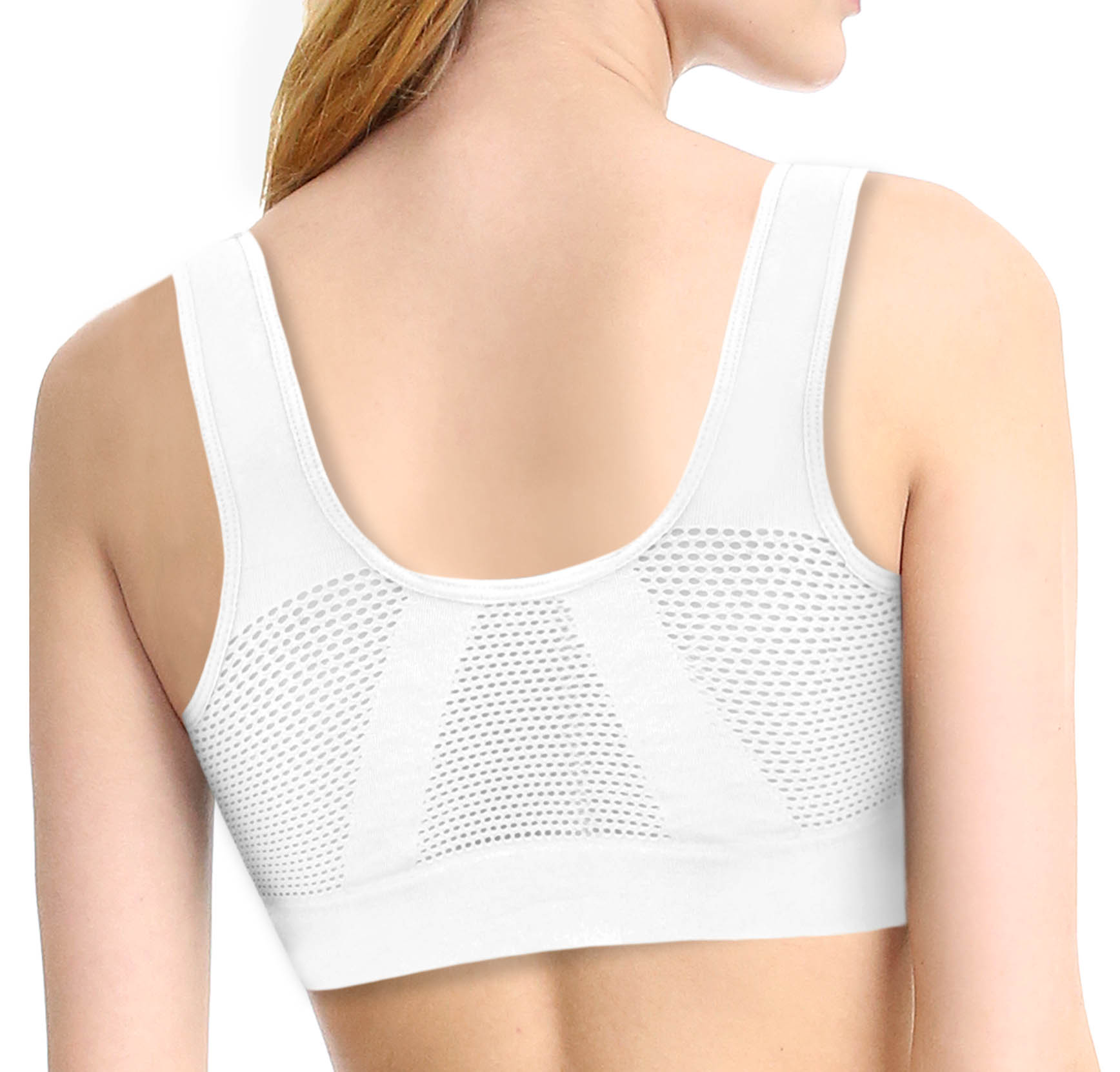 Fanteecy Cooling Bra,Women's Seamless Wireless Cooling Unpadded Comfort Bra  Seamless Sleeping Yoga Bra Sports Bras White : : Clothing, Shoes &  Accessories