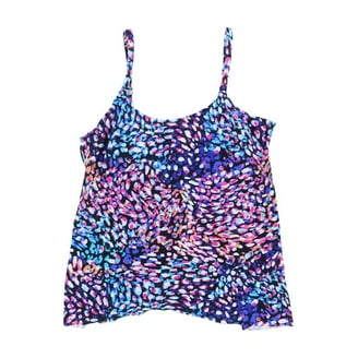 Women's Coco Reef U59385 Tropical Spot Icon Twist Tankini Swim Top