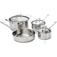 thumbnail image 3 of Cook Pro 506 7 PC Tri-Ply Stainless Steel Cookware Set, 3 of 6