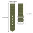 thumbnail image 3 of Bandas Compatibles Con Suunto 7 Smart Watch Correa De Lona De Repuesto Para Hombres Y Mujeres Vogacara EL017342-01, 3 of 5