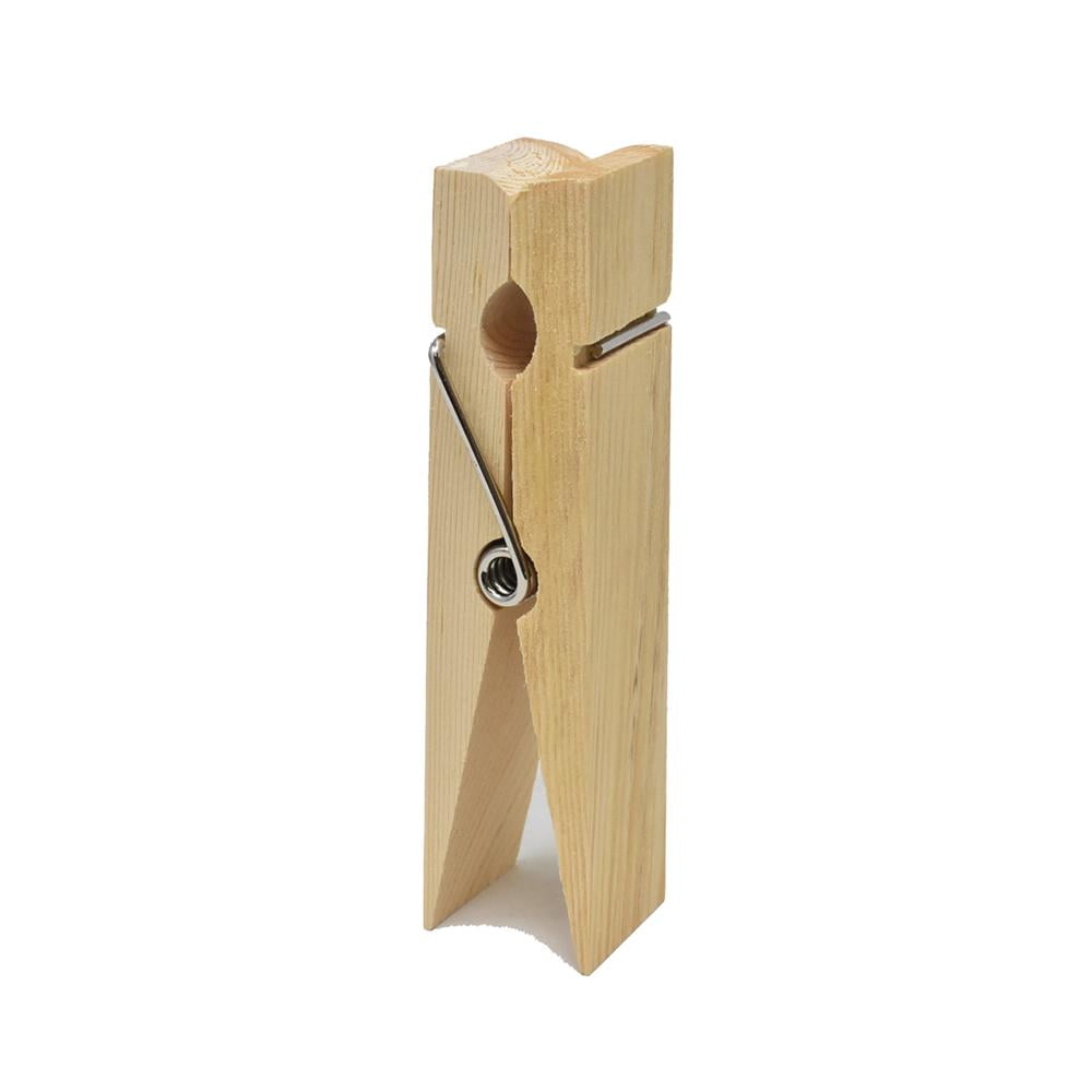 Jumbo Standing Clothespin, Natural 6Inch
