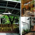 thumbnail image 5 of LINLIN Solar Pendant Lights,Waterproof Solar Lights Outdoor Hanging Solar Latern Retro Bulb Light Remote Control Solar Shed Lights for Courtyard,Garden,Patio,Corridor,Porch Lighting, 5 of 9
