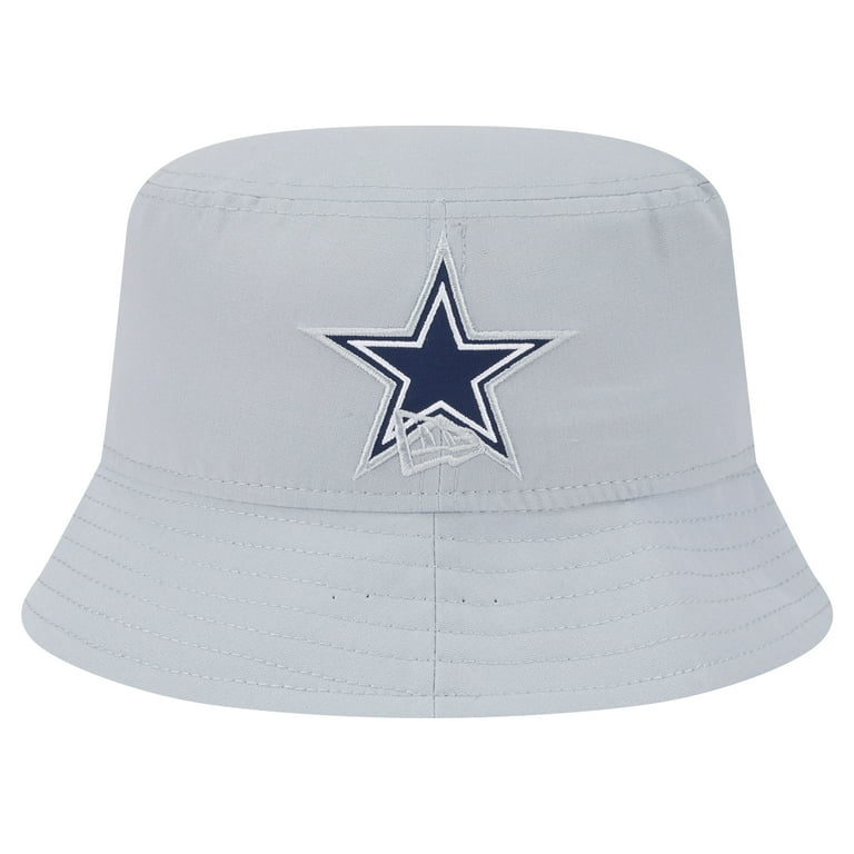 Men s New Era Gray Dallas Cowboys Helmet Bucket Hat Walmart