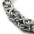 thumbnail image 2 of 6 pc 201 Stainless Steel Rope Chain Bracelet 304 Stainless Steel Clasps Stainless Steel Color 8-1/2 inch(21.7cm), 2 of 3