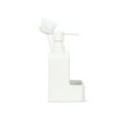 thumbnail image 3 of Mainstays Ceramic Liquid Soap Dispenser with Pump and Brush Holder, Kitchen Sink Dish Soap Dispenser Organizer for Sponge, Dish Brush and Cleaning Supplies, White, 3 of 11