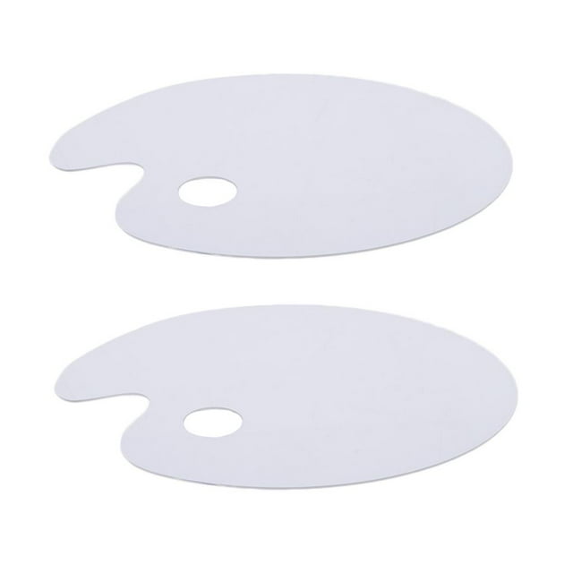 2 Piezas De De Acrílico De Pintura Trtansparent Que Mezclan La Bandeja Para Colorear Para Acuarela DIY perfecl Paleta acuarela acrílica