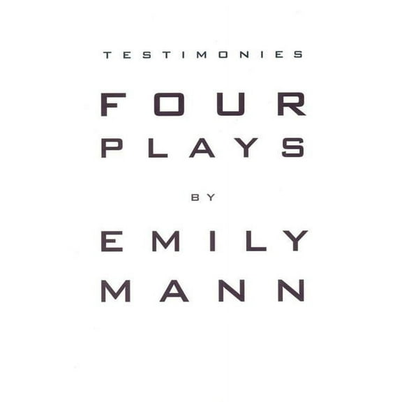 Testimonies: Four Plays (Paperback)