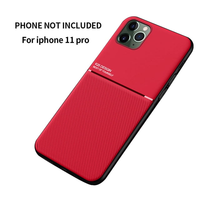 Phone Shockproof Cover Mobile Phone Non-slip TPU Soft Case shockproof phone cover phone Guard, Replacement for iPhone 11 Pro, Red