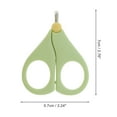 thumbnail image 4 of Unique Bargains 4-piece Set Mini Suitcase Nail Clipper Kit Green for Women for Men, 4 of 6