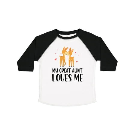 

Inktastic My Great Aunt Loves Me Gift Toddler Boy or Toddler Girl T-Shirt