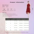 thumbnail image 7 of YiZYiF Women's Sleeveless Rhinestone Lyrical Dance Dress Modern Contemporary Dancing Clothes Black M, 7 of 7