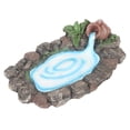 thumbnail image 1 of Estanque de rocas para jardín de hadas JadeshayMX Resina Duradera Pintada A Mano 6,5 pulgadas de largo Accesorios de jardín para Estanques en miniatura decoración Al Aire Libre, 1 of 5