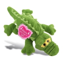DolliBu Happy Mother's Day Super Soft Plush Large Green Alligator - Cute Stuffed Animal Present With Pink Heart Message for Best Mommy, Grandma, Wife, Daughter - Wild Life Plush Toy Gift - 17 Inch
