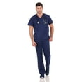 thumbnail image 2 of Bio Mens Stretch V-Neck Scrub Top, Style 19044, 2 of 2