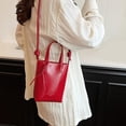 thumbnail image 5 of Women Fashion Handbag Solid Color Shoulder Bag Top Handle Bag Retro Crossbody Bag Commuting Bag for Work Commuting, 5 of 13