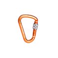 thumbnail image 1 of Carabiner Wear-Resistant Advanced Technology Wide Application Colourful Stronger Impact Resistance Caribeener Clips for Outdoor Orange, 1 of 6
