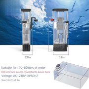 Hang on Back Aquarium Filter – Internal Canister Filter & Nano Protein Skimmer, Surface Skimmer for Saltwater Fish Tanks, Coralife & Betta Pools