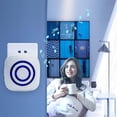 thumbnail image 3 of Wireless Doorbell Electric Door Chime Kit with 1 Receiver and 1 PIR Motion Detector Sensor Visitor Alert Security Alarm with 38 Melodies at 3 Volume Levels, White, 3 of 5