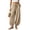 1# Khaki, variant on Boho Pants for Women Wide Leg Harem Palazzo Flowy Balloon Pants Baggy Casual Drawstring Elastic High Waisted Trousers