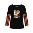thumbnail image 5 of Abcomgle Halloween Shirts for Girls Size 6-8 Spooky Trick or Treat Tee Shirts for Girls Crewneck Long Sleeve Shirts for Kids Fall Funny Cute Blouses for Girls,2-3 Years, 5 of 5