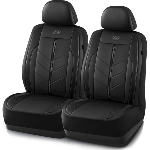 Fundas de asiento de coche impermeables de piel sintética de lujo de Skechers