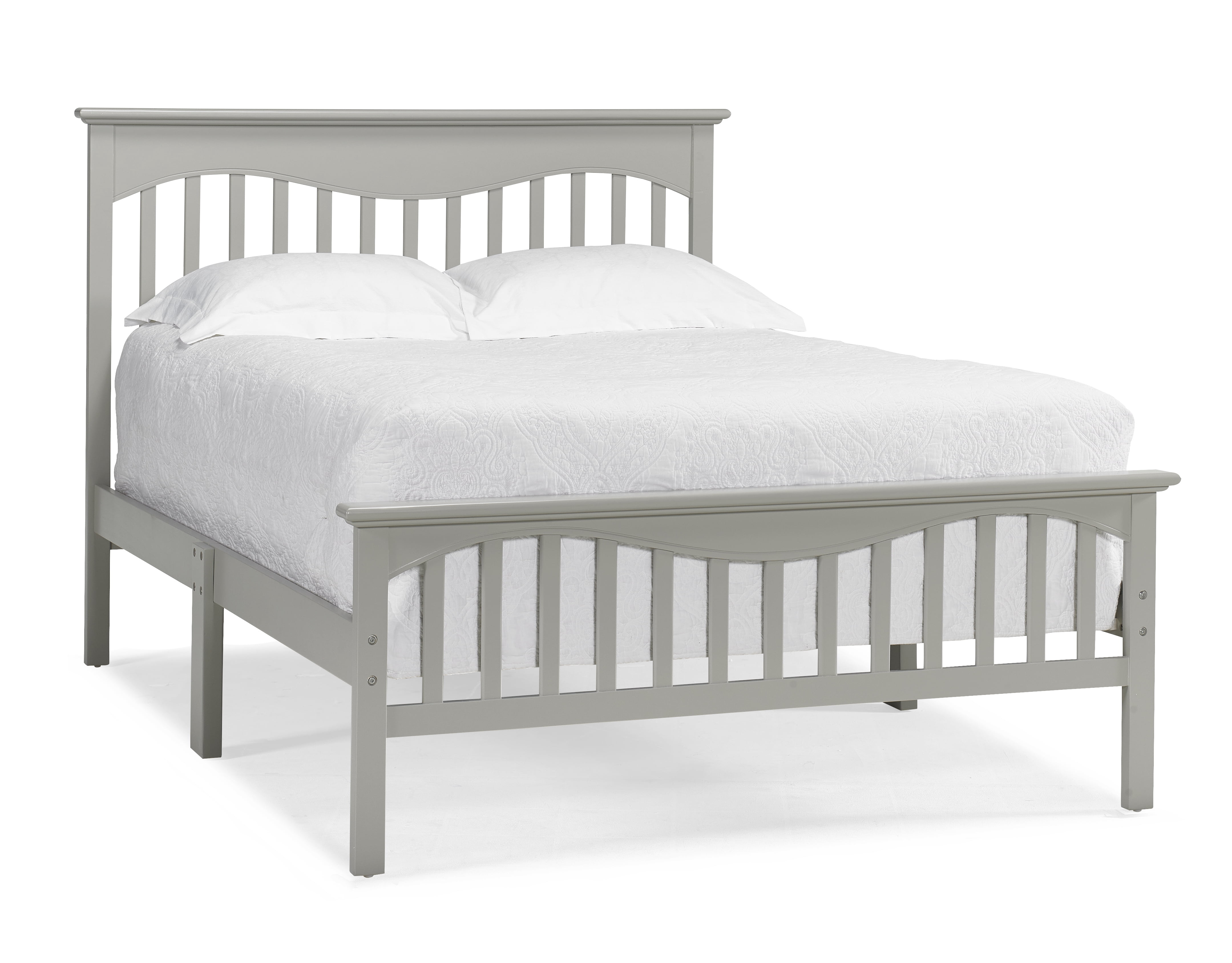 Ti Amo Lena Wood Platform Bed for Tweens and Teens, Misty Grey