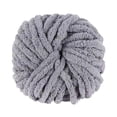 thumbnail image 3 of Hilo de chenilla grueso para tejer a mano, suave, para decoración del hogar, macramé Gris, 3 of 7