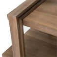thumbnail image 6 of Michael Amini Hudson Ferry Acacia Wood Side Table - Driftwood Brown, 6 of 6