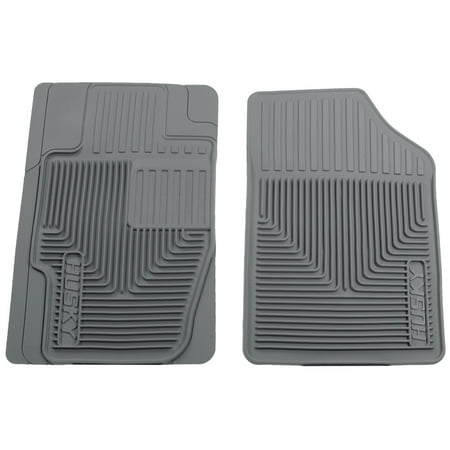 Husky Liners Heavy Duty Floor Mats Front Floor Mats Grey Fits Acura/Buick/Chev/Chrysler/Dodge/Ford/Honda/Hyundai/Kia/Mazda/Nissa/Olds/Pontiac/Saturn/Toyota Fits 95-14 SUVs
