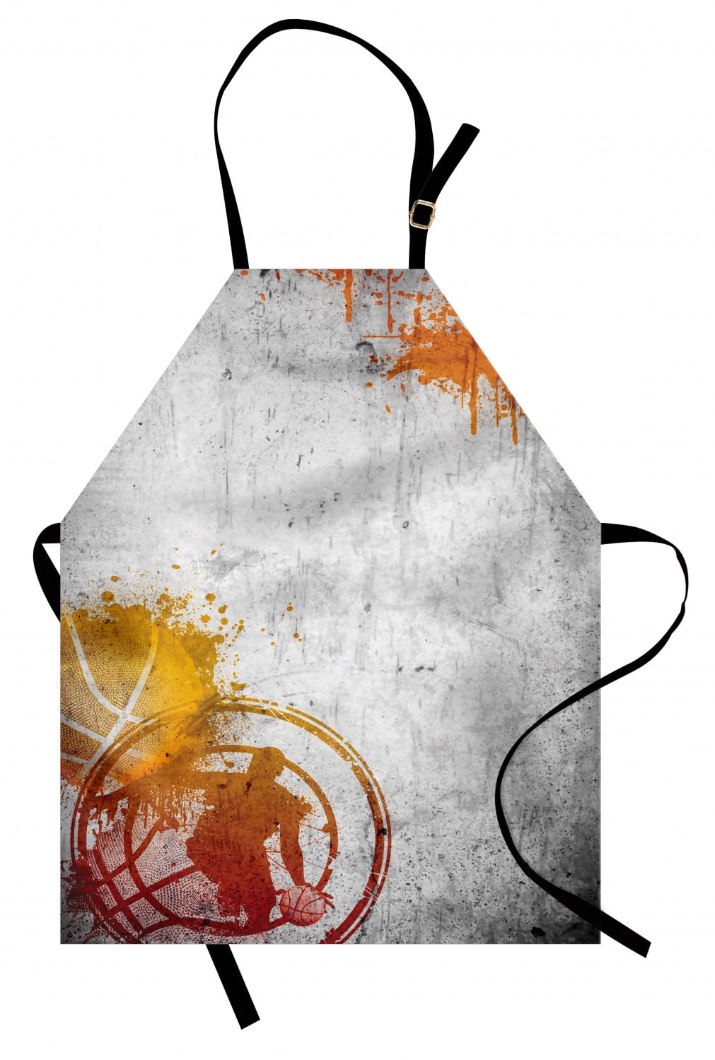 Basketball Apron Basketball Streetball and Paint Stains Image on ...