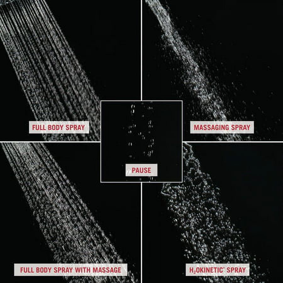 Delta: H2Okinetic 5-Setting Transitional Raincan Shower Head
