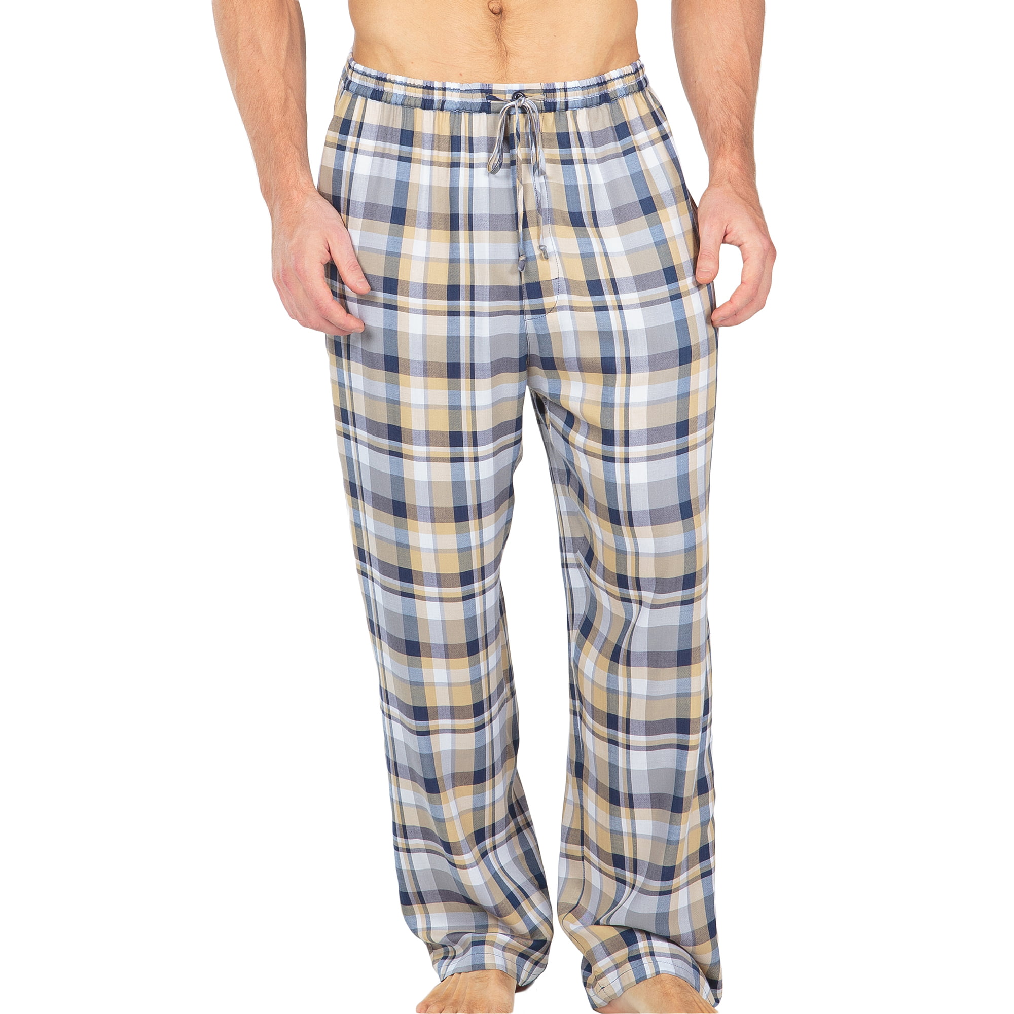 Texere Men’s Woven Plaid Pajama Pants - Luxury Gift Ideas for Men ...