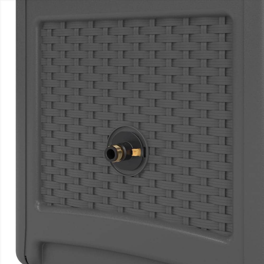 Smart Trak 225 ft. Gray Free Standing Hideaway Hose Reel