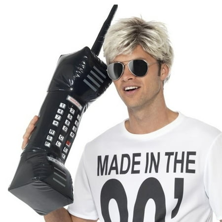 Inflatable Brick Cell Phone Retro Mobile Costume Prop Accessory 80's Zack Morris