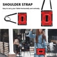 thumbnail image 3 of Decase Shockproof Case for iPad 9th/ 8th/ 7th Generation 10.2", Military Grade Protection Rotating Stand Hand Strap Shoulder Strap Kids Friendly Bumper Rugged Case for iPad 10.2 inch 2021-2019,Red, 3 of 9