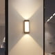 thumbnail image 1 of Aplique decorativo impermeable de pared exterior de aleación de aluminio para iluminación de porche y patio, 1 of 6