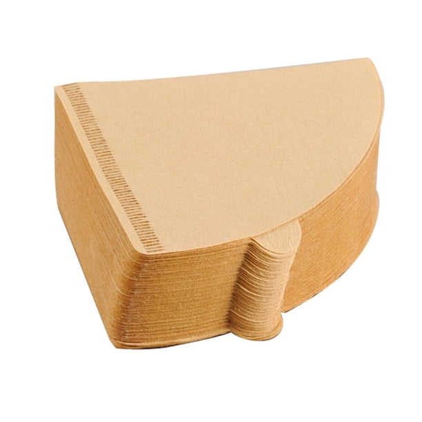 100 filtros de café cónicos desechables, filtros de papel para café, filtros para verter.
