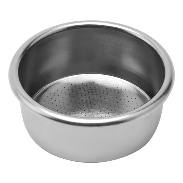 Cesta de Filtro de Café de Alta Extracción de Precisión, Cesta de Filtro de Café Expreso de Acero Inoxidable para Portafiltro Sin Fondo de 58 mm