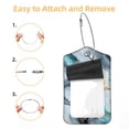 thumbnail image 2 of HemaKayy Luggage Tags for Suitcase, 2 Pack Suitcase Tag Leather Privacy Cover, ID Label, Double Side Design with Stainless Steel Loop for Women Men Travel Bags - Marble Texture, 2 of 7