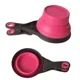 thumbnail image 5 of Cuenco plegable de silicona para mascotas, cuchara para comida, bolsa plegable para comida de perro, tazón de agua, taza medidora, comedero para cachorros, suministros para almacenar bocadillos, clip, 5 of 5