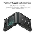 thumbnail image 6 of SaniMore for Motorola Moto Razr 6.7" Folding Armored Case, Rugged PC & TPU Bumpers Magnetic Cover Support Wireless Charging Military Grade Shockproof Heavy Duty Protective Shell, Black, 6 of 7