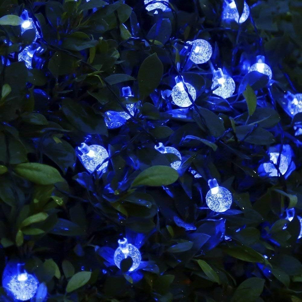 Solar String Lights, Waterproof 20ft 30 LED Solar Ball String Lights, Indoor Outdoor Fairy Globe String Lights,for Garden,Patio,Christmas,Wedding,Home, Party Decoration (Warm White)