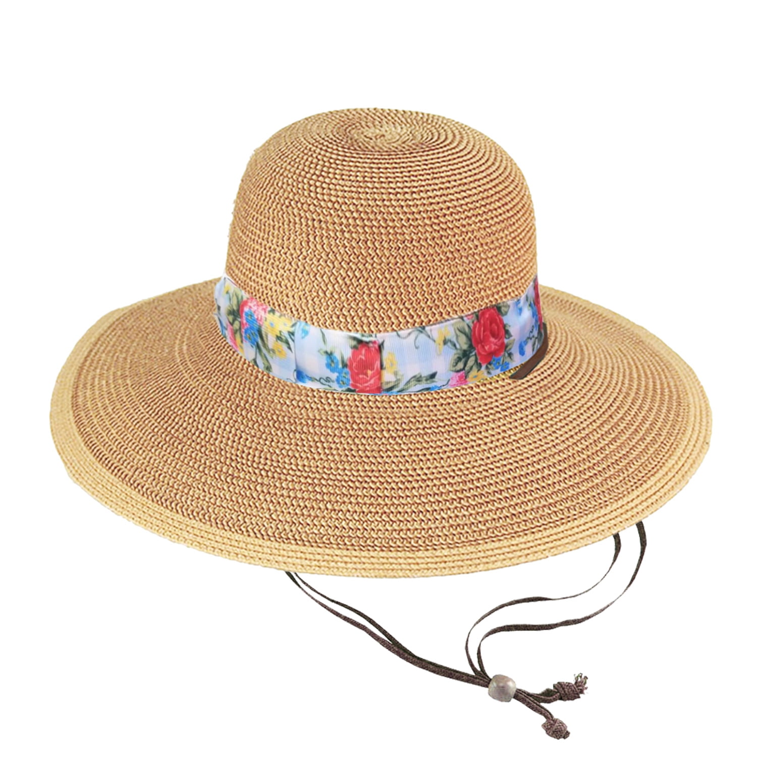 The Pioneer Woman Sweet Rose Straw Gardening Hat, One Size Fits Most